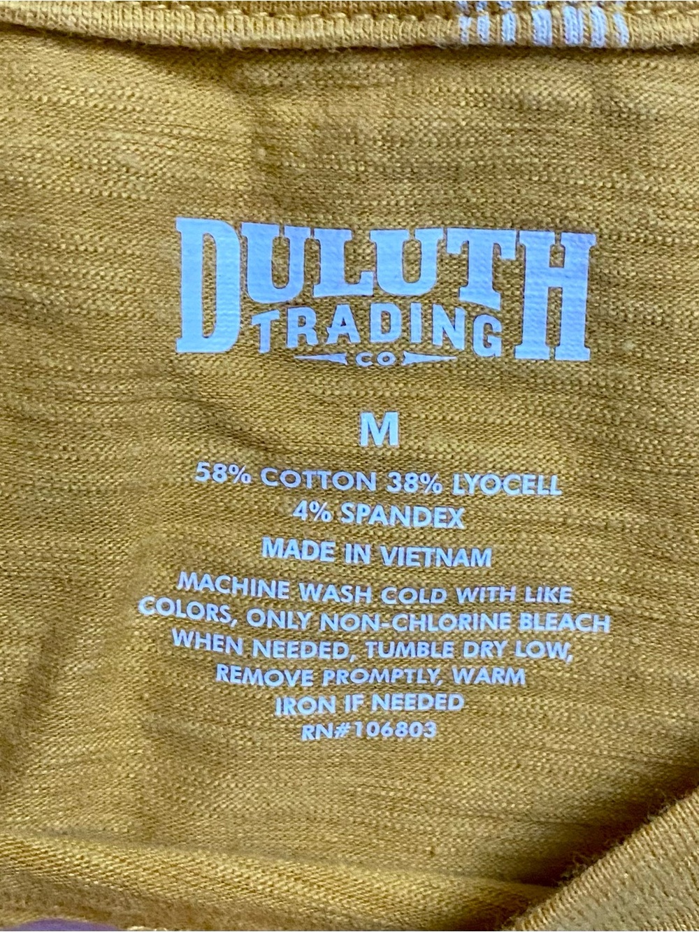 Duluth Trading Co A-Line T-shirt Dress Women’s Medium Yellow - Picture 2 of 6